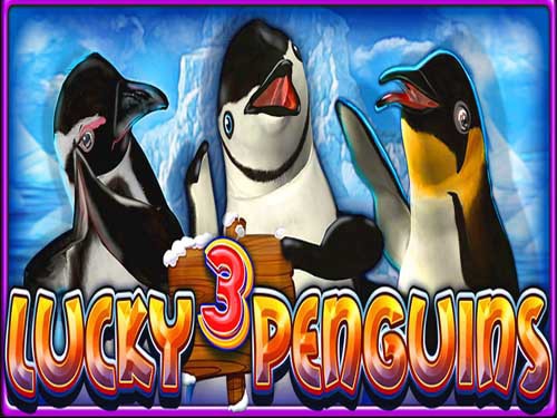 Lucky 3 Penguins Game Logo