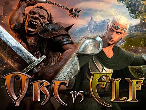 Orc vs Elf Game Logo
