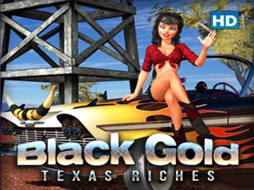 Black Gold Texas Riches Game Logo
