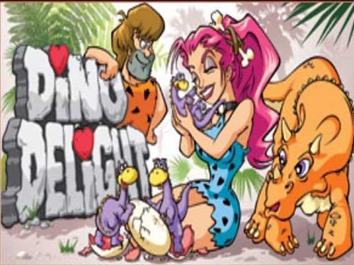 Dino Delight Game Logo