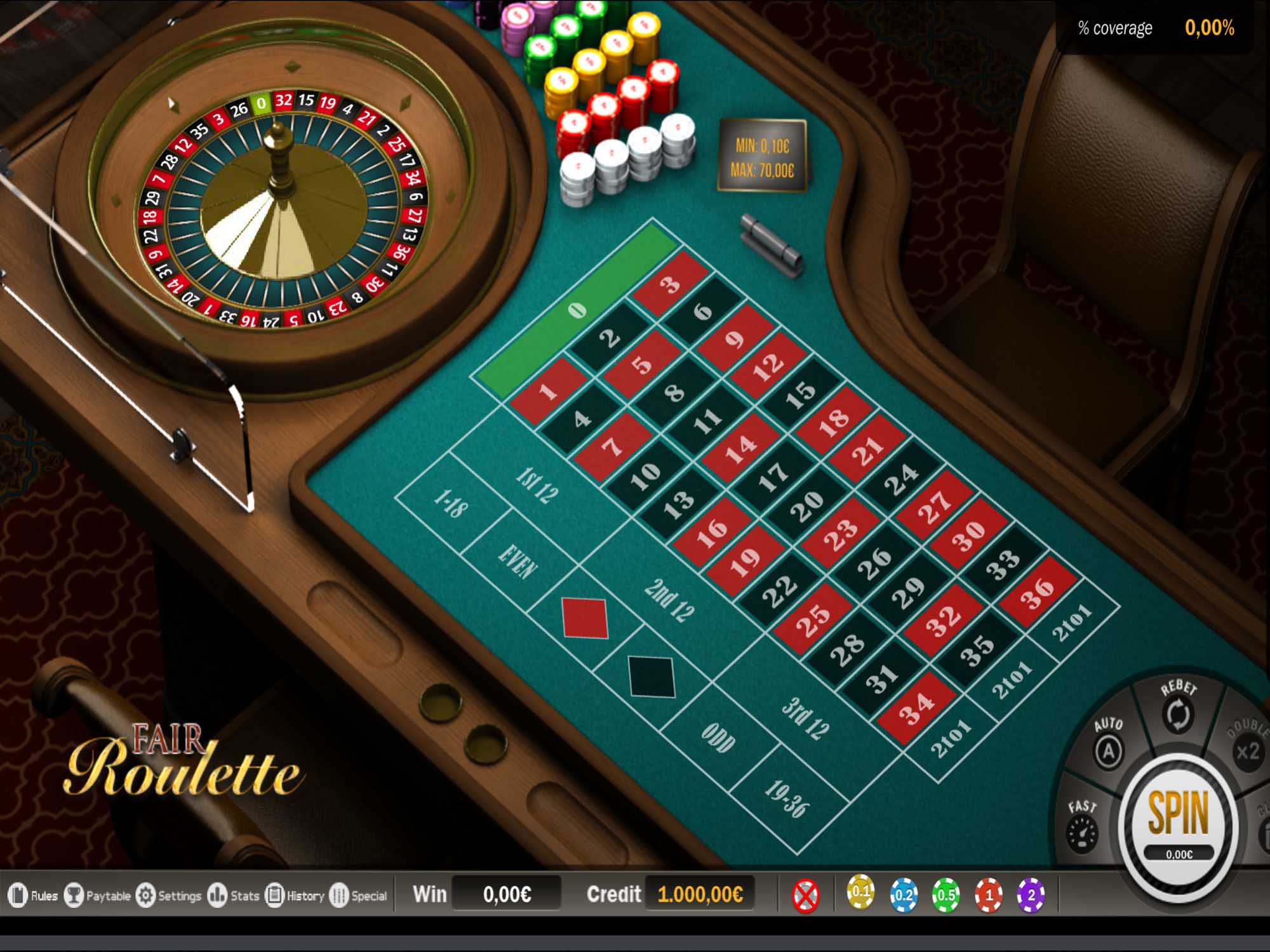 Fair Roulette by Capecod Gaming GamblersPick