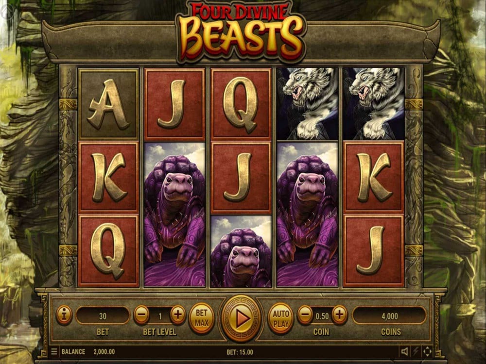 Four Divine Beasts Slot screenshot