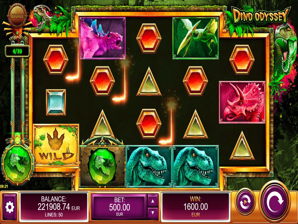 Slots gratis para diversao Dino Island