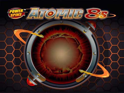 Power Spins Atomic 8s Game Logo
