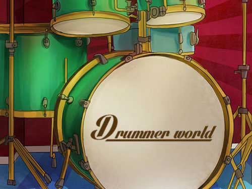 Drummer World Game Logo