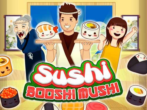 Sushi Booshi Mushi Game Logo