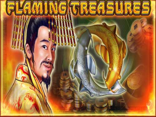 Flaming Treasures Game Logo