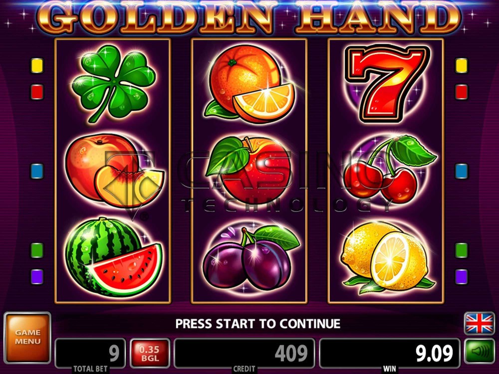 Golden game slot machine