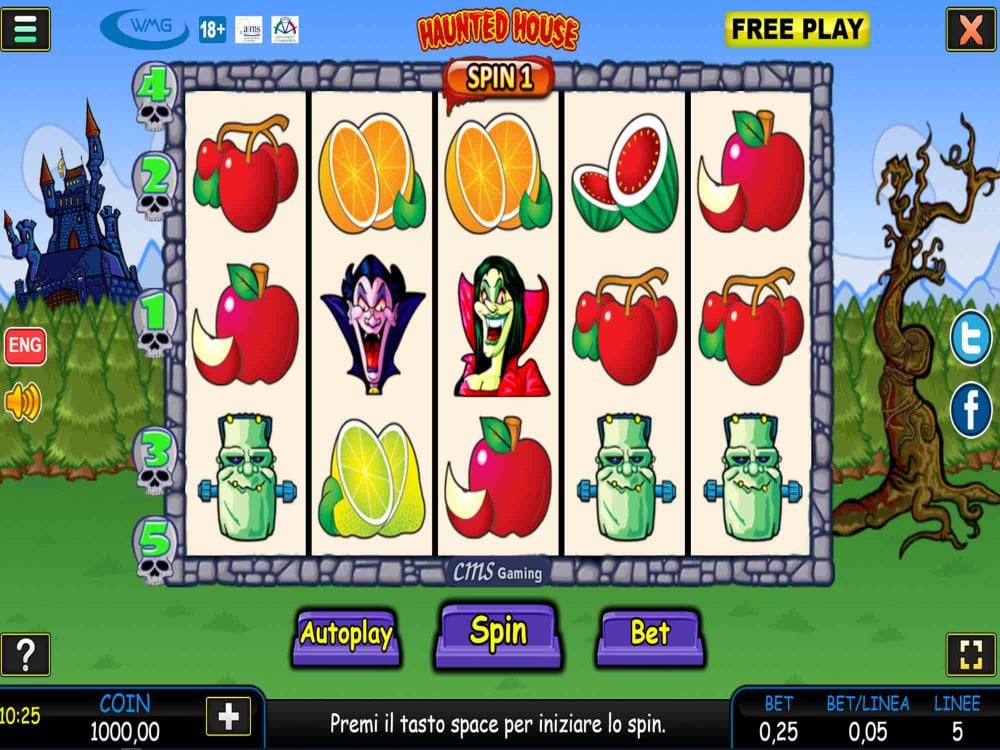 slot haunted house scarica gratis
