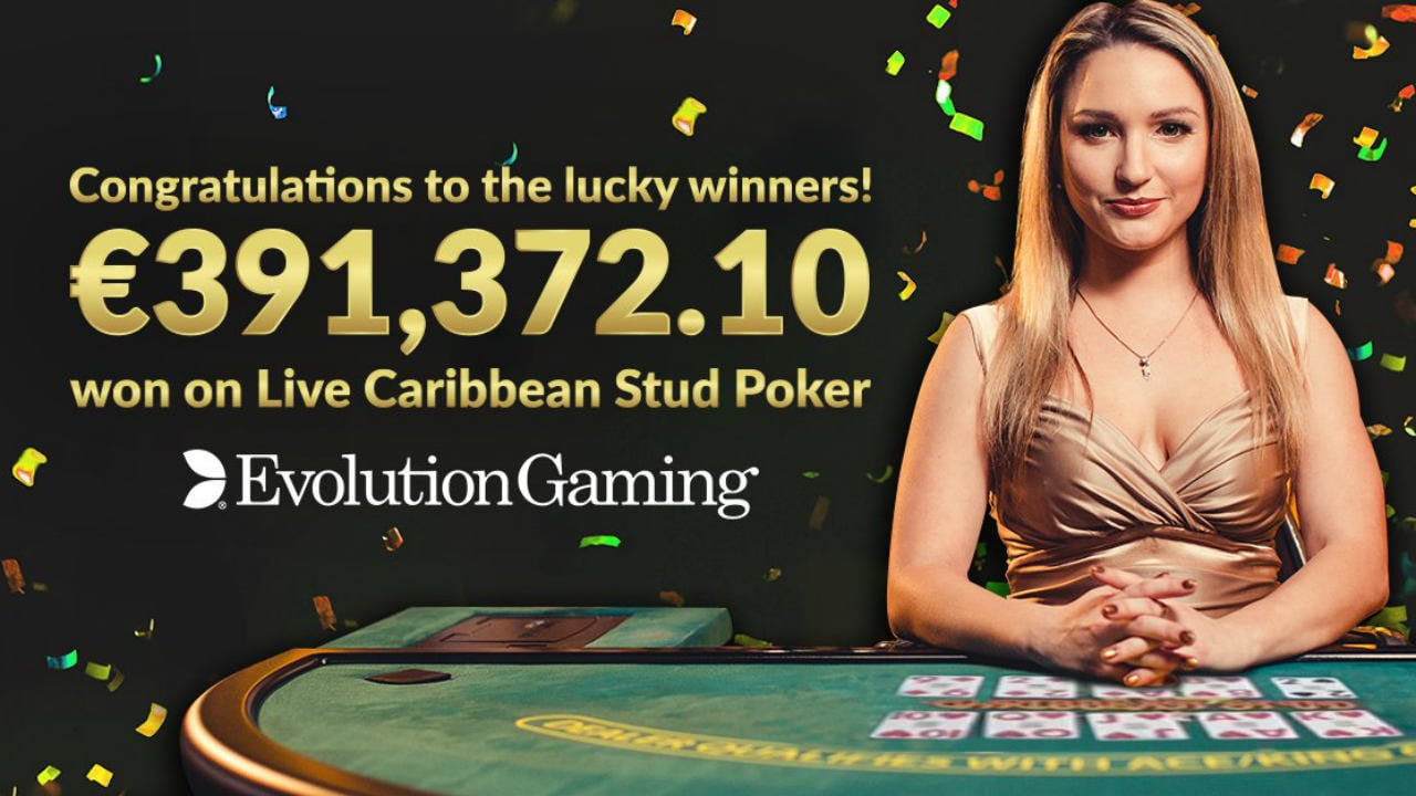 7 Winners Claim Evolution Gaming S Caribbean Stud Poker Progressive Jackpot Big Wins Gamblerspick