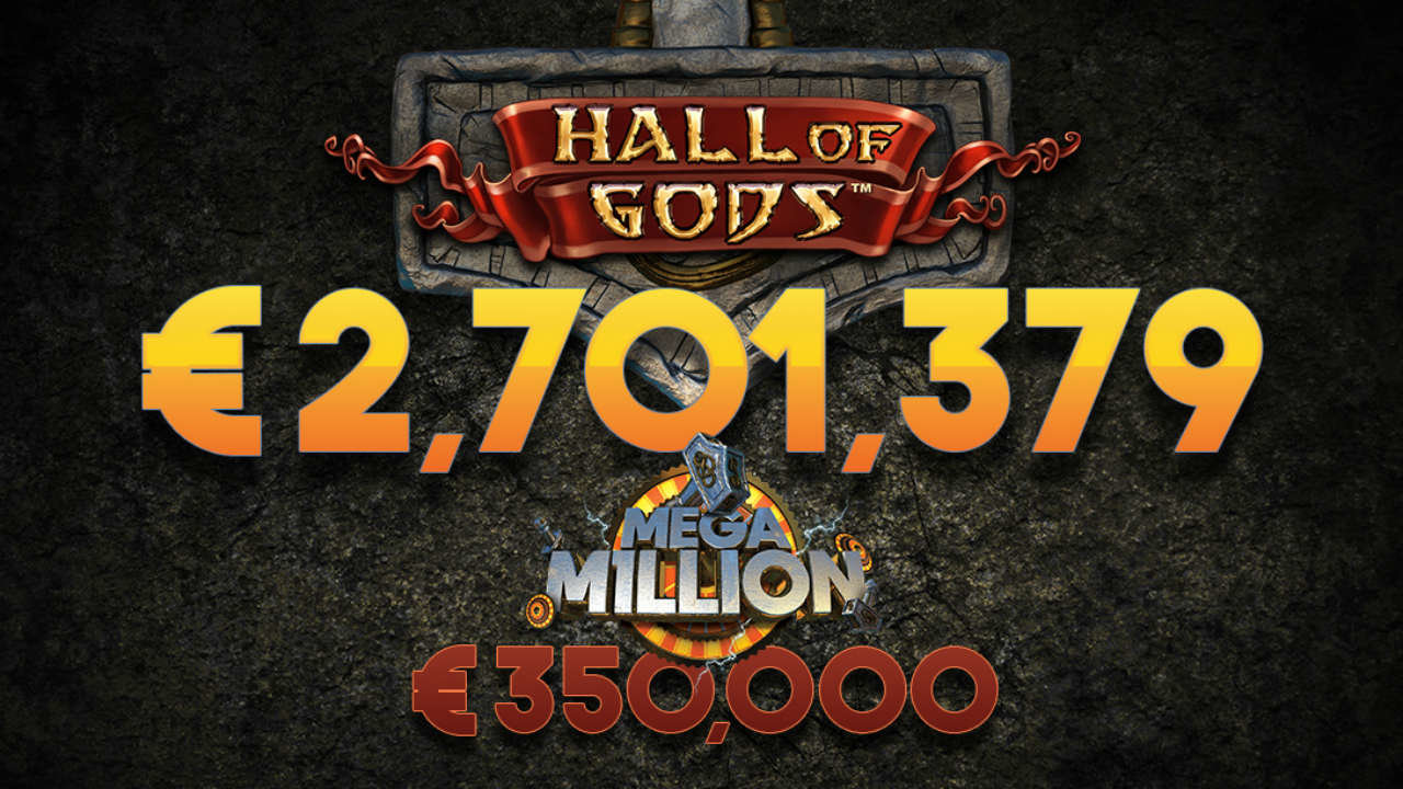 NetEnt's Hall of Gods Slot Pays Out €2.75m to One Lucky Winner