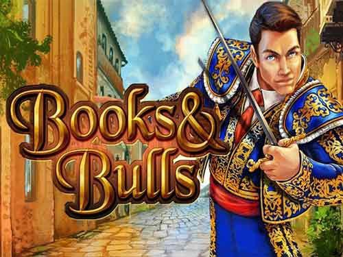 Books & Bulls Game Logo
