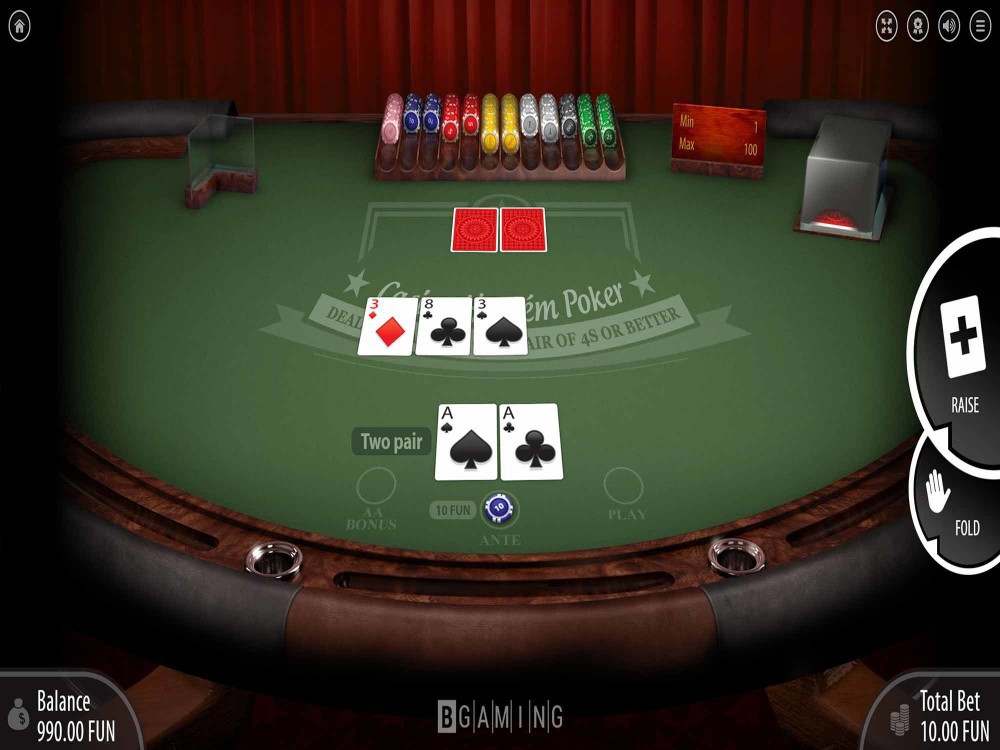 Caribbean Poker by Bgaming screenshot