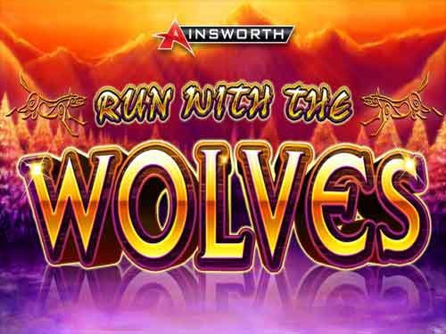 Run With The Wolves Quad Shot Game Logo