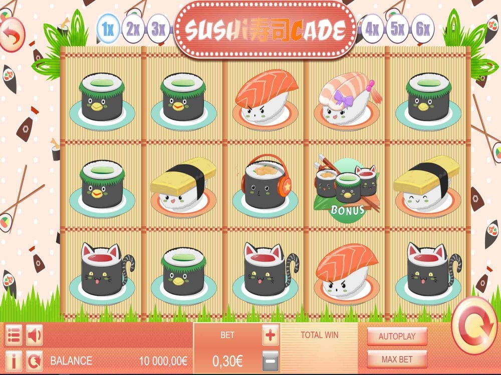 Sushicade Slot screenshot
