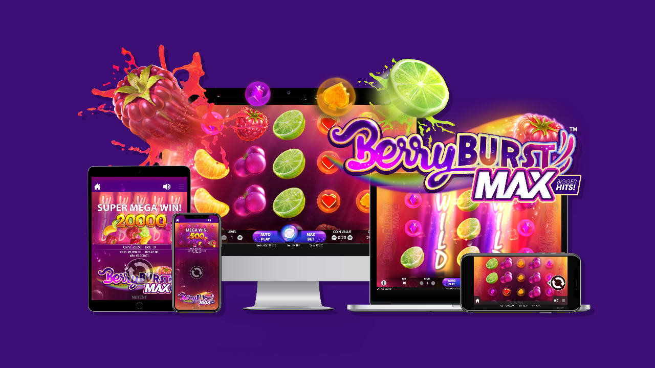 Netent Takes Winning to the Max with New Berryburst Max Casino Game!