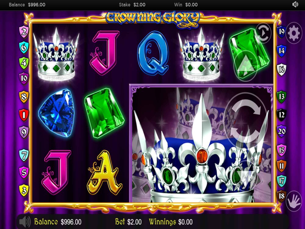 Crowning Glory Slot - Slots - GamblersPick
