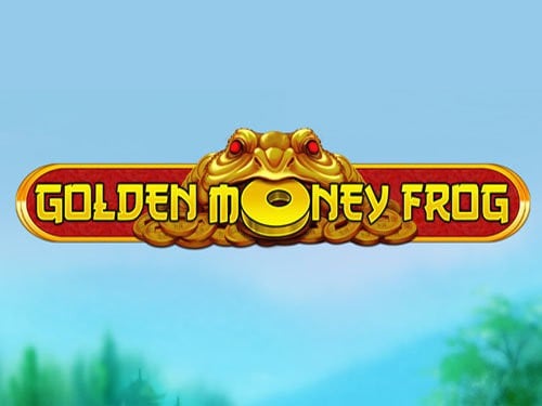 Golden Money Frog Game Logo