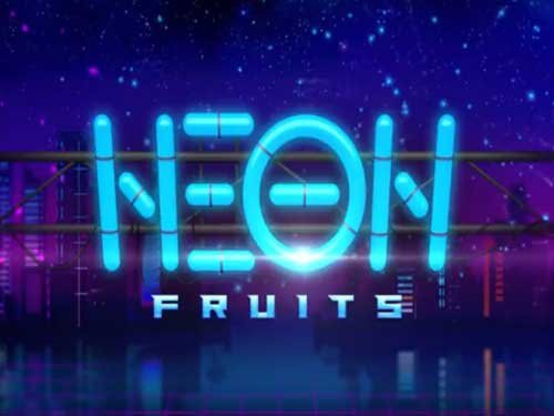 Neon Fruits Game Logo