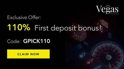 Grab Your Exclusive 110% Welcome Bonus up to 1 BTC at VegasCasino