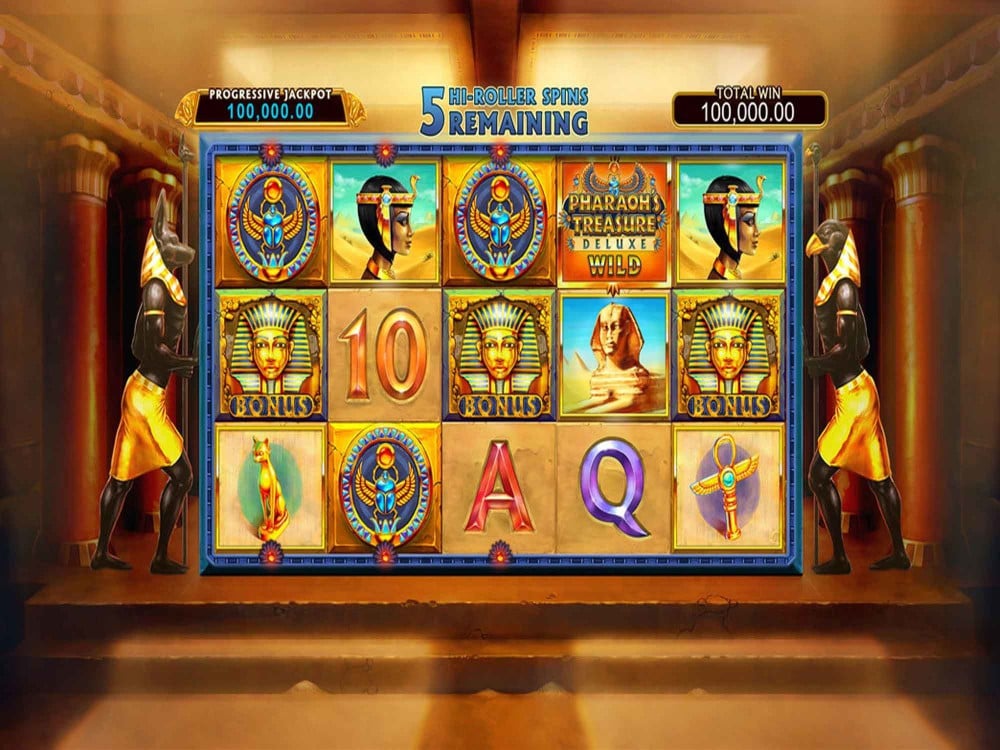 Pharaohs Treasure Slot Machine