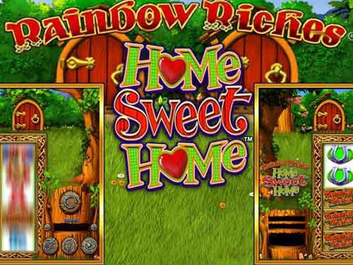 Rainbow Riches Home Sweet Home Game Logo
