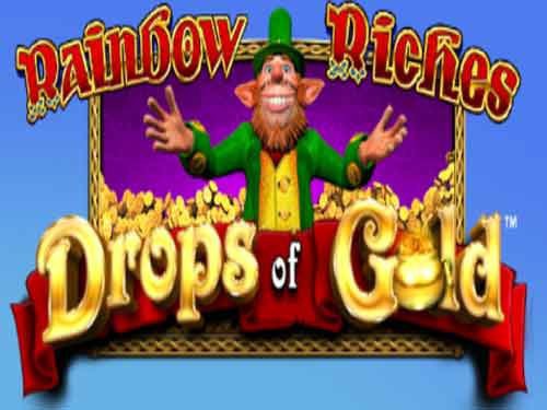 Rainbow Riches Drops Of Gold Game Logo