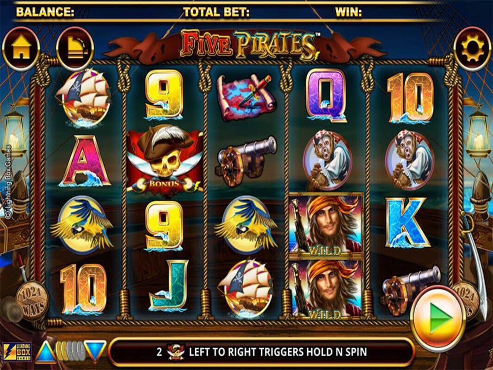 Five Pirates Slot screenshot
