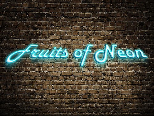 Fruits of Neon Game Logo