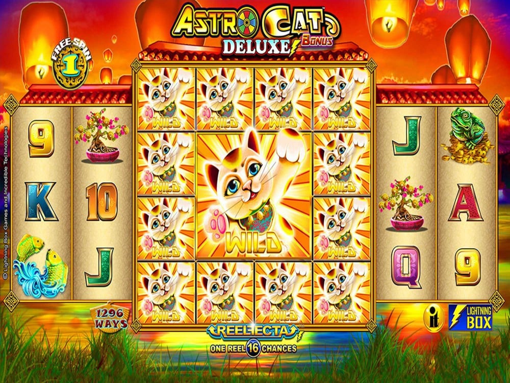 Astro Cat Deluxe Slot screenshot