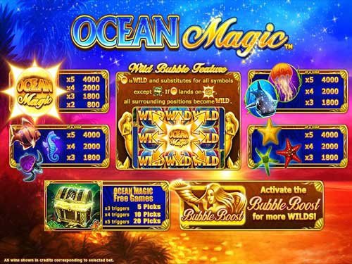 Ocean Magic Game Logo