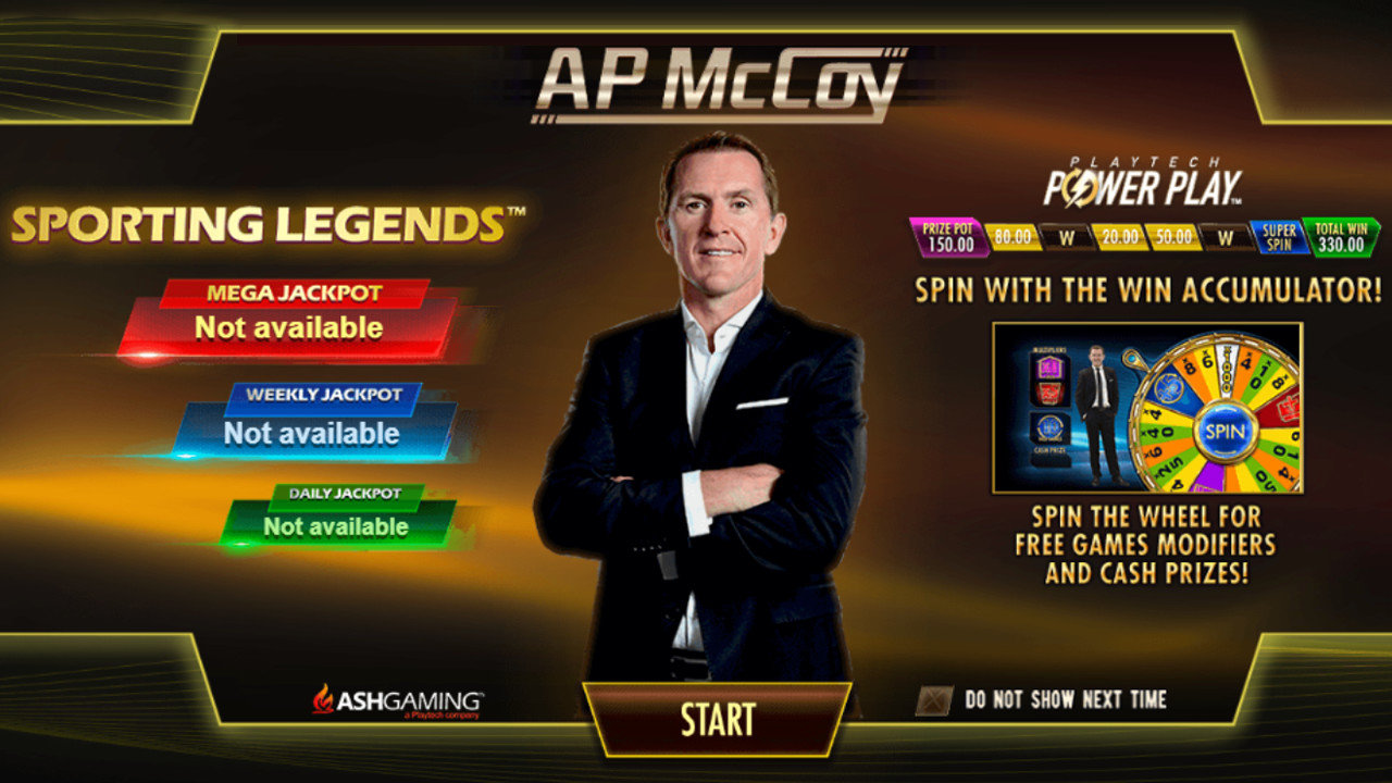 AP McCoy Joins Playtech Sporting Legends Slot Series