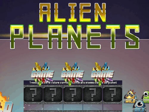 Alien Planets Game Logo
