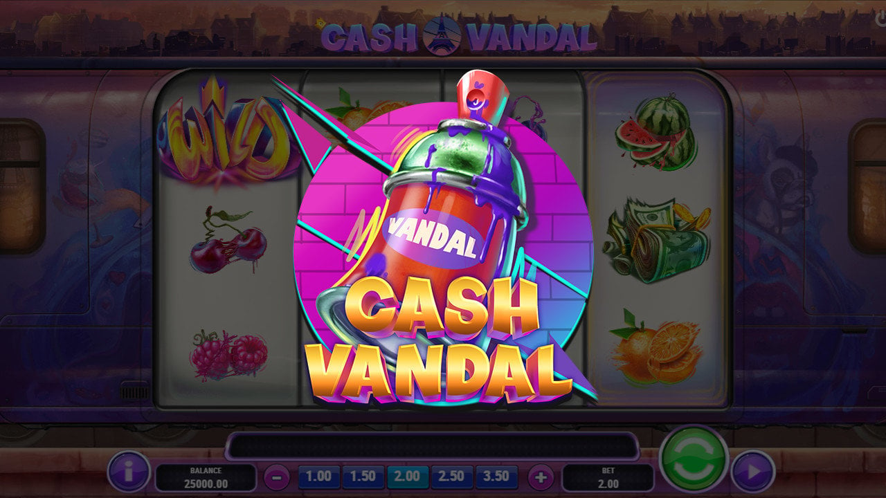 Play’n GO Launch Graffiti Inspired Cash Vandal Slot