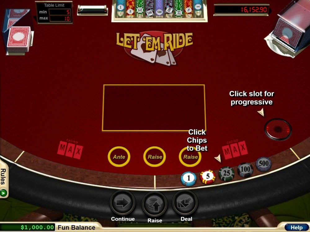 Let it ride progressive poker how to play Let it ride progressive poker how to play