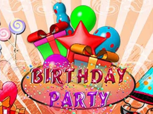 Birthday Party Game Logo