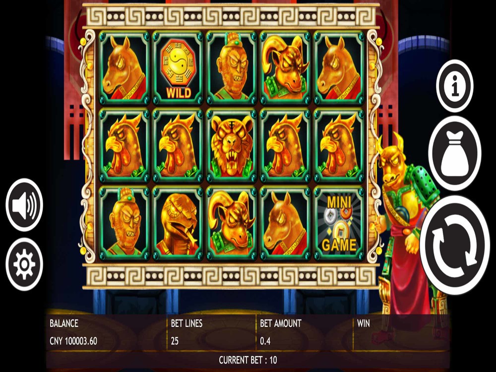 Chinese zodiac slot