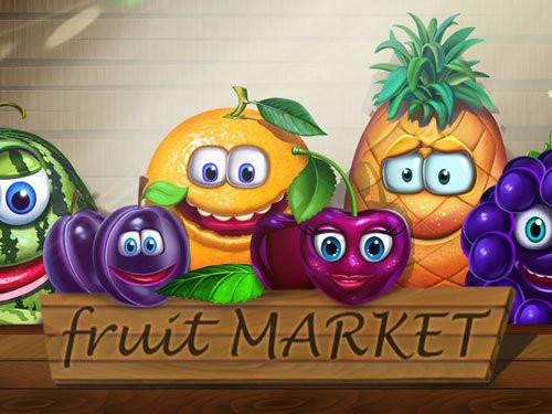 Fruit Market Game Logo
