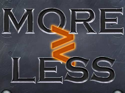 More or Less Game Logo