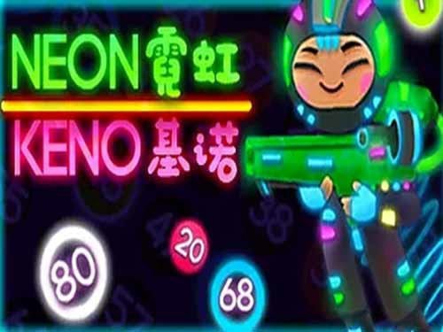 Keno Neon Game Logo