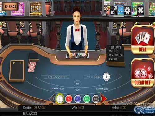 Baccarat 3D Dealer Game Logo