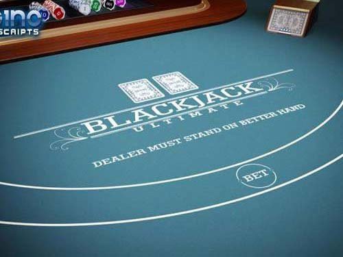 Blackjack Ultimate 2D Game Logo