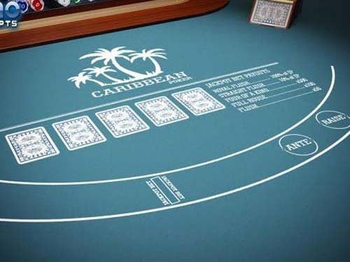 Caribbean Poker 2D Game Logo