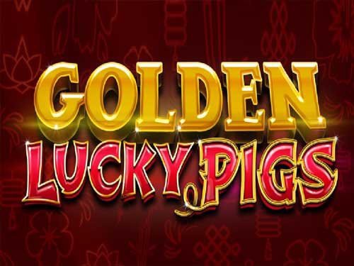 Golden Lucky Pigs Game Logo