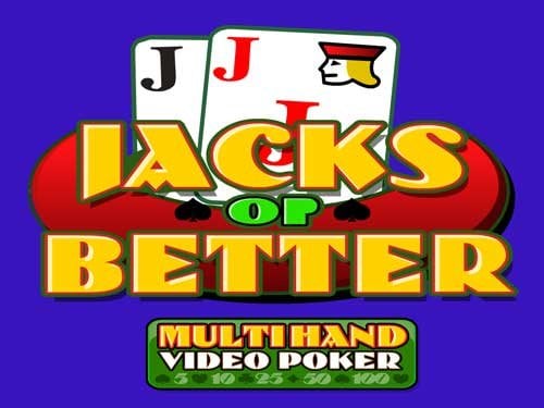 Jacks or Better Multihand Game Logo