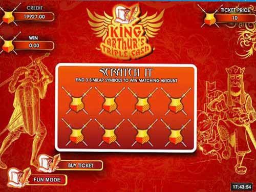 King Arthur Triple Cash Game Logo