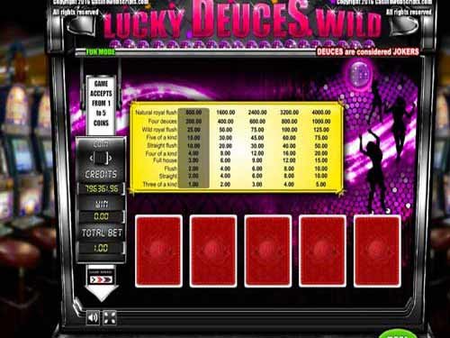Lucky Deuces Wild Game Logo