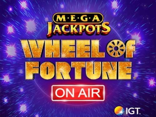 Mega Jackpots Wheel Of Fortune On Air Game Logo