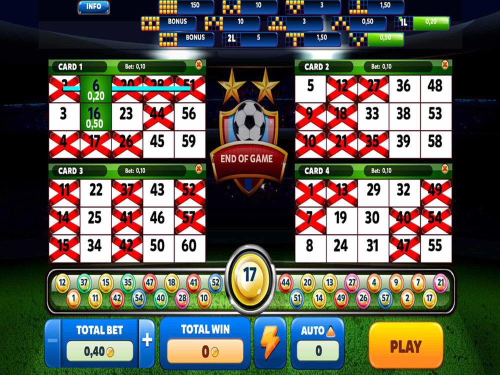World Football Bingo screenshot