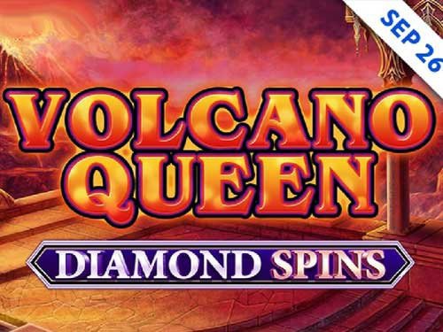 Volcano Queen Diamond Spins Game Logo
